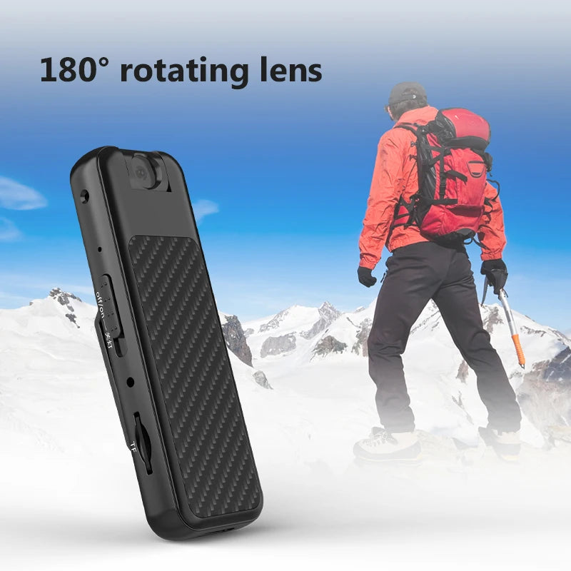 1080P Multifunctional Portable Law Enforcement Recorder, Back Clip Portable DVR, Outdoor Micro Camera, Video & Recording