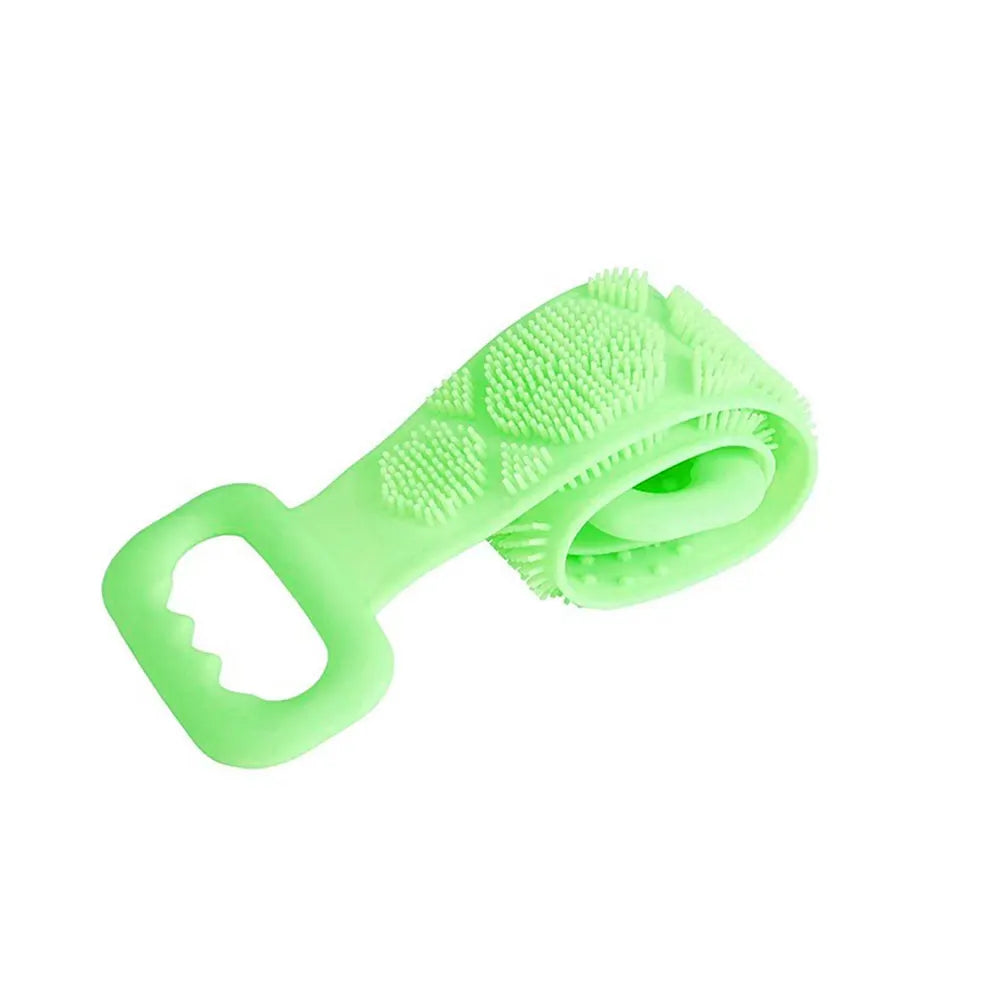 Silicone Body Scrubber Back Massage Exfoliating Sponge Bathroom Bath Brush Scrub Shower Brush Body Wash Scrub Removal Bath Tool