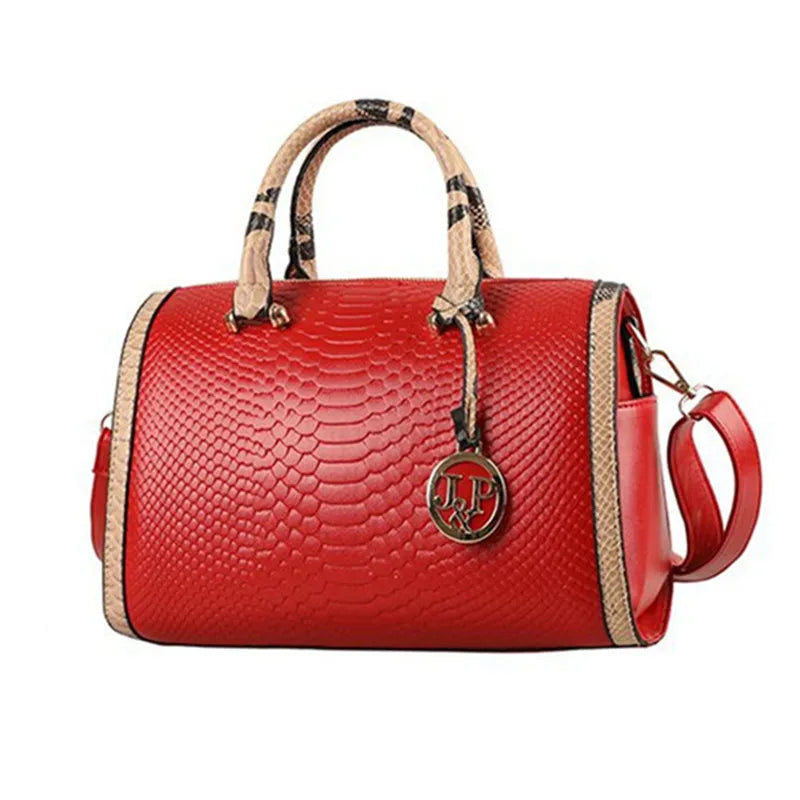 AMAZONY 2024 PU Leather Women Handbag Trend Shoulder Bags Top Handle Boston Female Totes clutches Sequined Pillow Elegant Lady Messenger Bag