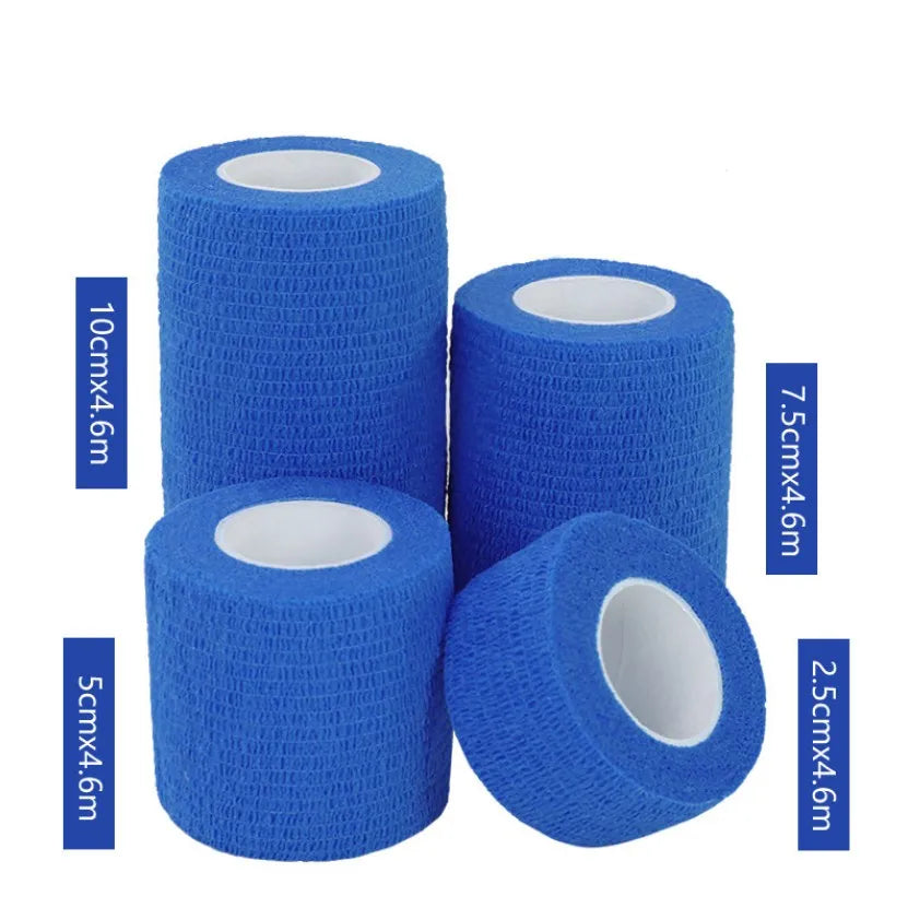4.6M Sport Tape Waterproof Self Adhesive Elastic Bandage Muscle Tape Finger Joints Wrap Bandage Nonwoven Cohesive Bandage