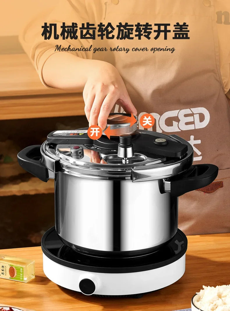 100Kpa Pressure cooker Stainless steel non stick pan 360 degrees Open close pressure cookers kitchen Non coating Pressure canner