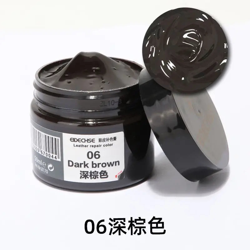 50ml Car Care Leather Skin Refurbish Repair Tool Auto Seat Sofa Coats Holes Scratch Cracks Restoration Cream Repair Paste
