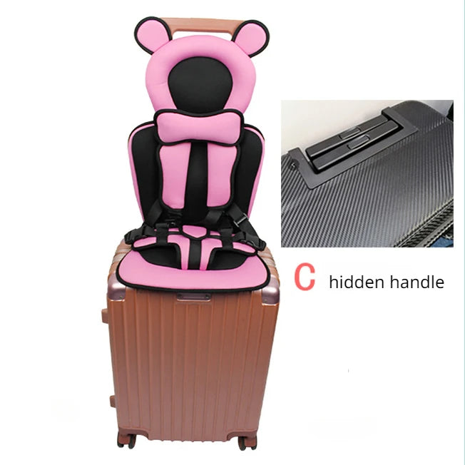 2024 Travel Suitcase Cushion Mat for Trolley Case Child Safety Guard for Rolling Luggage Portable Seat for Free Shipping Kid Luggage