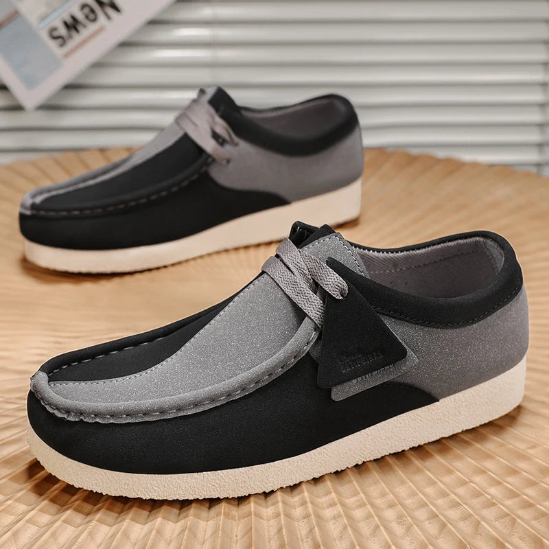 Spring New Retro Trendy One Step Fashion Men's Casual Shoes Outdoor Large Size Versatile Wear resistant Thick soled Men's Shoes