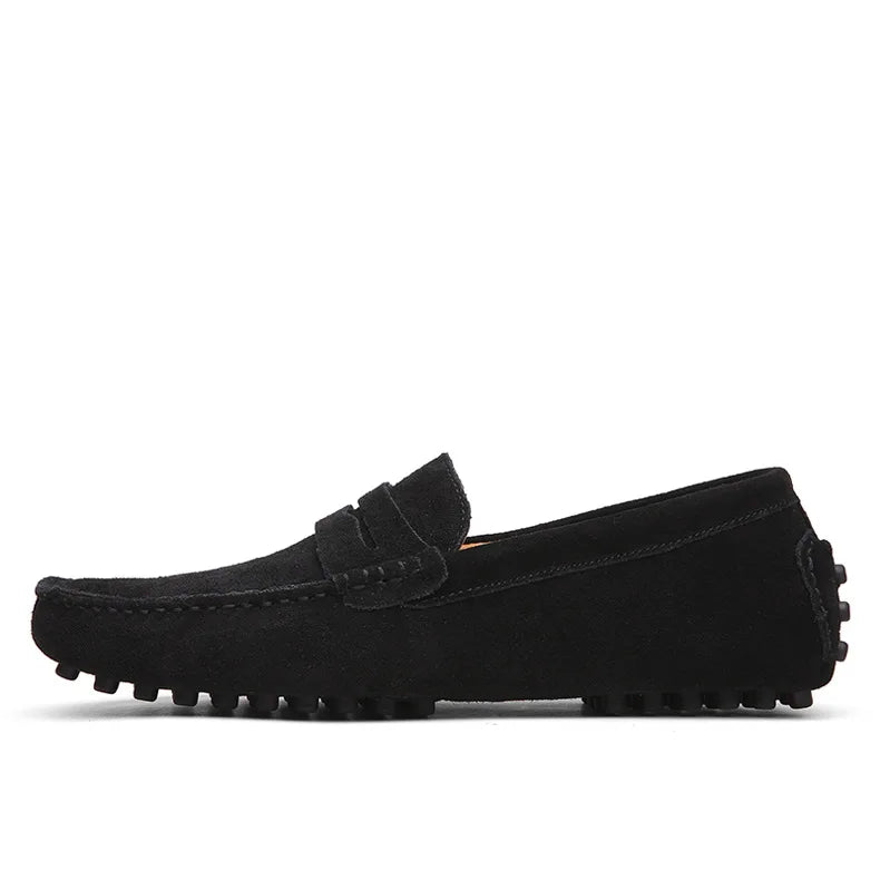 2025 New Fashion Men Casual Shoes Brand Leather Men Loafers Moccasins Slip on Men's Flats Male Driving Shoes Sneakers Sneaker