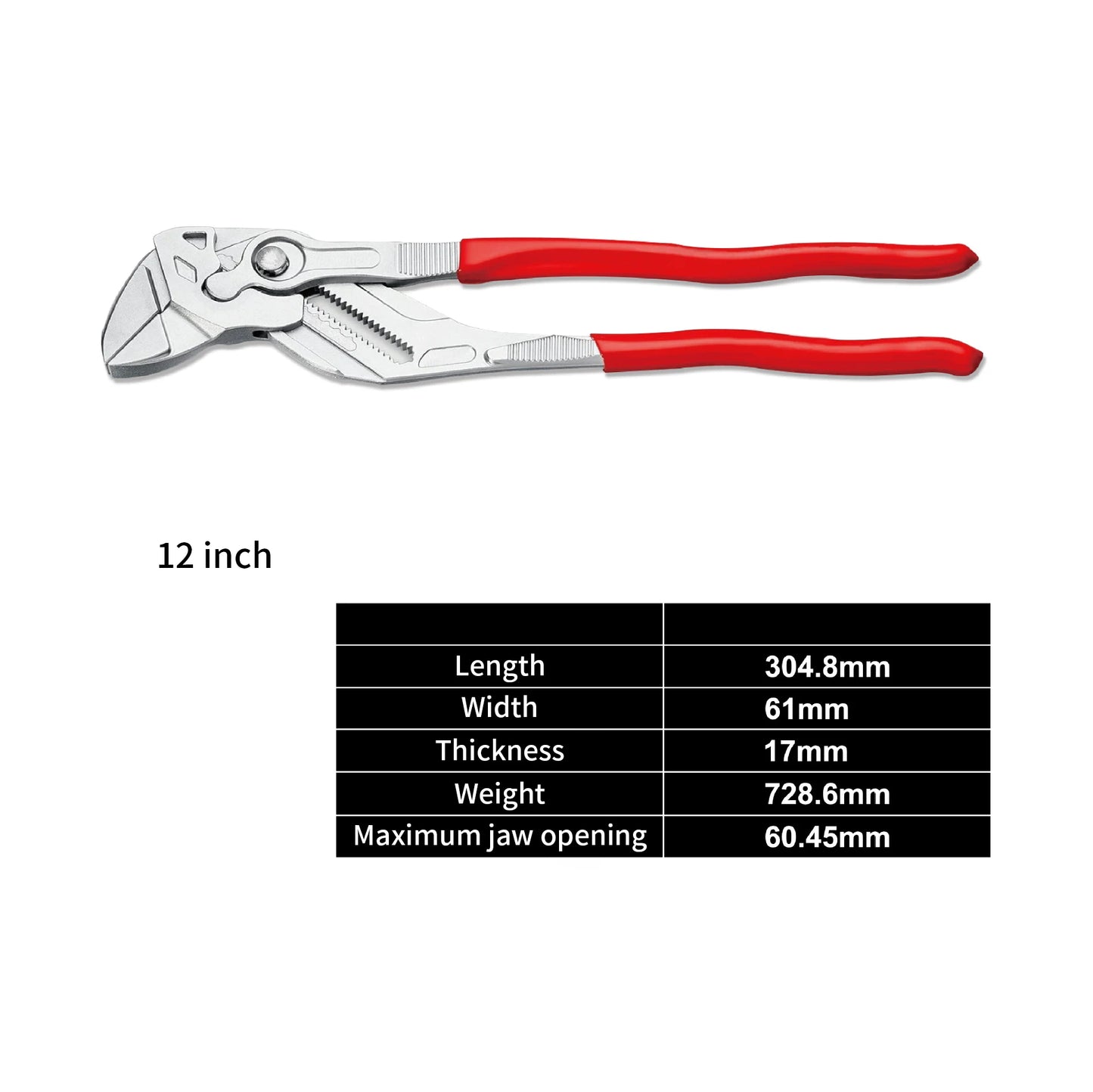 10 inch Wrench Eagle Beak Water Pipe Pliers Multi-function Adjustable Spanner Press Clamp Large Opening Plumbing Household Tools