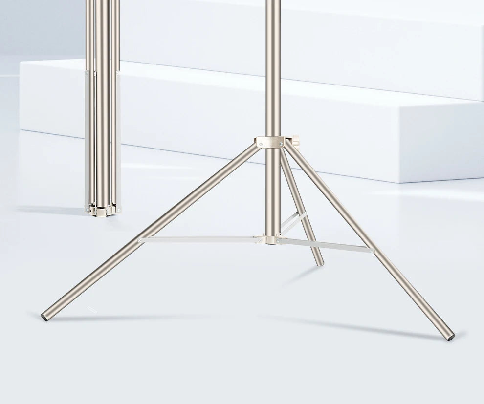 AMBITFUL 4M Stainless Steels Heavy Duty Light Stand Tripod 1/4 and 3/8 Screw Load 10KG for Studio Flash Softbox Continuous Light