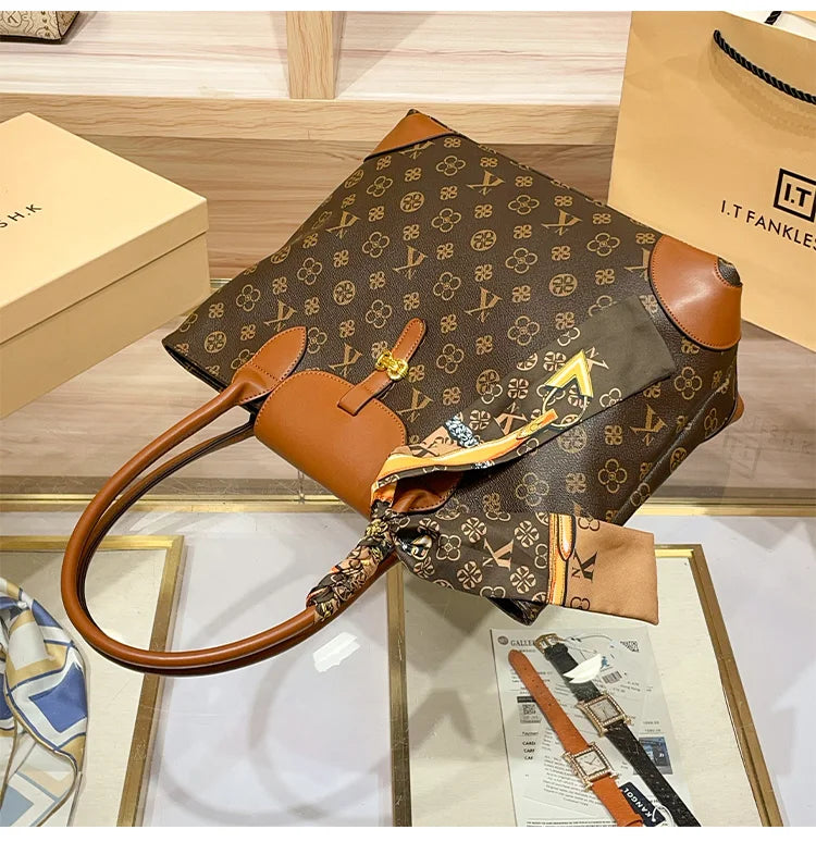 Brand Women's Handbag 2024-2025 New Autumn/Winter Fashion Designer Shoulder Bag Retro Luxury Handheld Crossbody Bag Large Capacity FREE SHIPPING