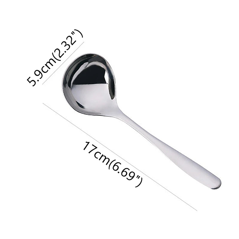 Stainless Steel Filter Spoon Soup Fat Oil Separator Ladles Skimmer Spoon Soup Colander For Kitchen Heat Insulation Anti-scalding