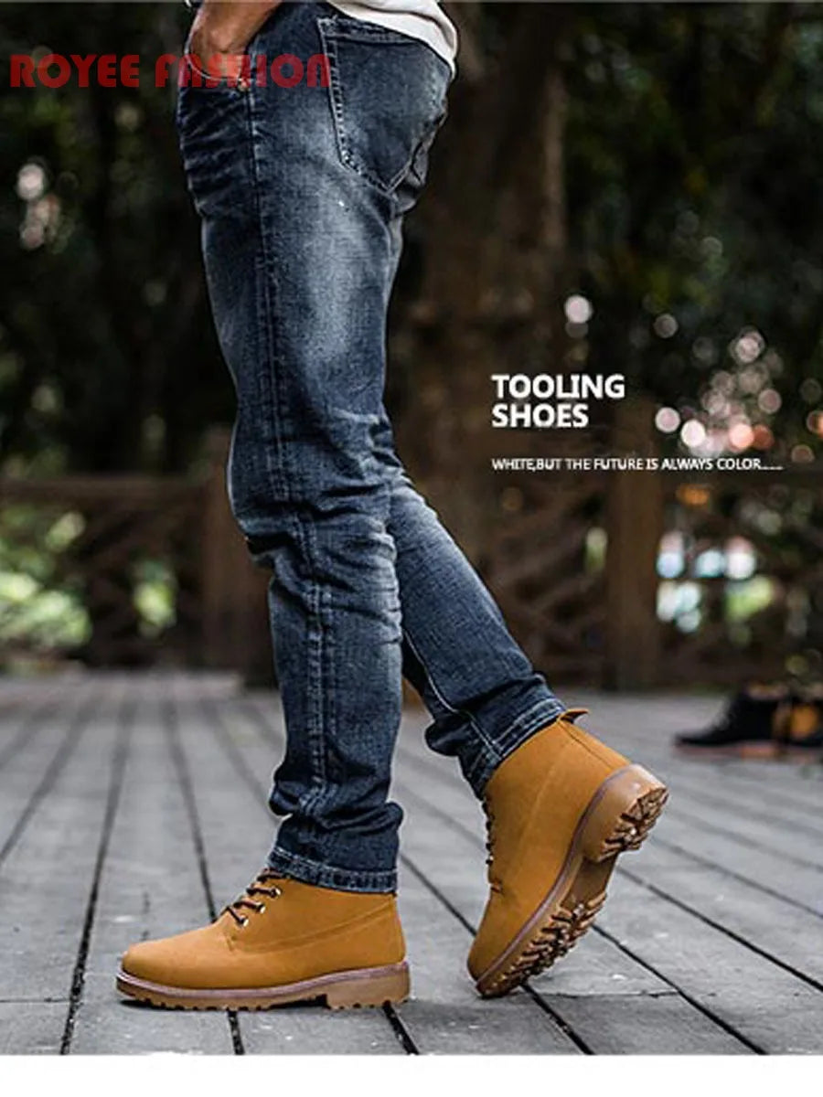 AMAZONY Women Boots Winter 2023 Autumn Winter Boots Men platform Fashion Winter Shoes Keep Warm Men's Boots Red Shoes Ankle Botas mujer