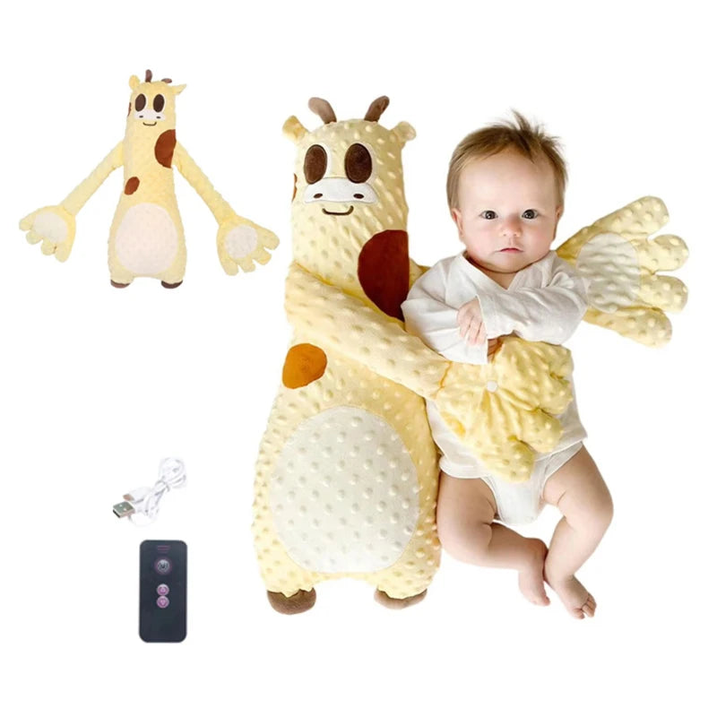 Baby Sleep Patter Startle Prevention Companion Automatic Palm Patting Sleeping Pillow Soothing Toy