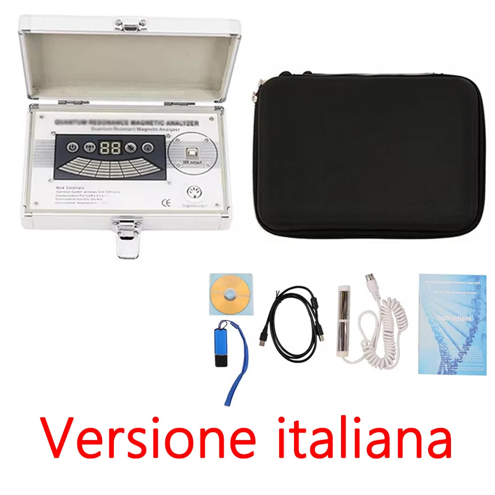2025 Quantum Magnetic Resonance Analyzer Newest Version Body Fulling Scanner Sub-Health Analyzer Checking Set With 54 Reports