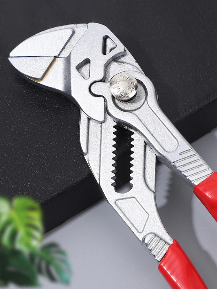 Water Pipe Pliers 10 inch Wrench Eagle Beak Pipe Pliers Multi-function Adjustable Spanner Press Clamp Large Opening Plumbing