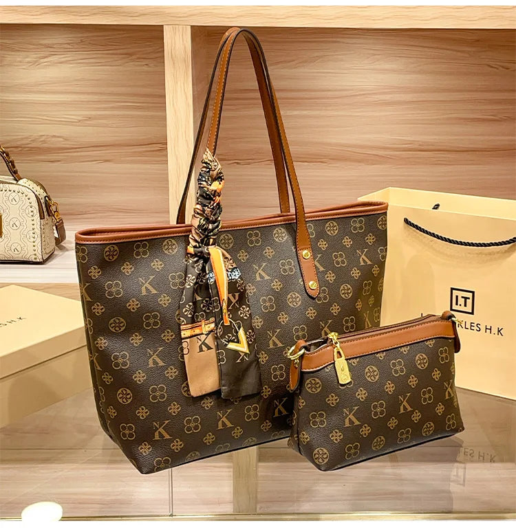 Brand Women's Handbag 2024- 2025 New Autumn/Winter Fashion Large Capacity Designer Shoulder Bag Retro Luxury Handheld Crossbody Mother FREE SHIPPING