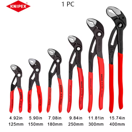 KNIPEX Water Pump Pliers 8701series Non-slip Handle Adjustable Flexibly Adapt to Various Environments