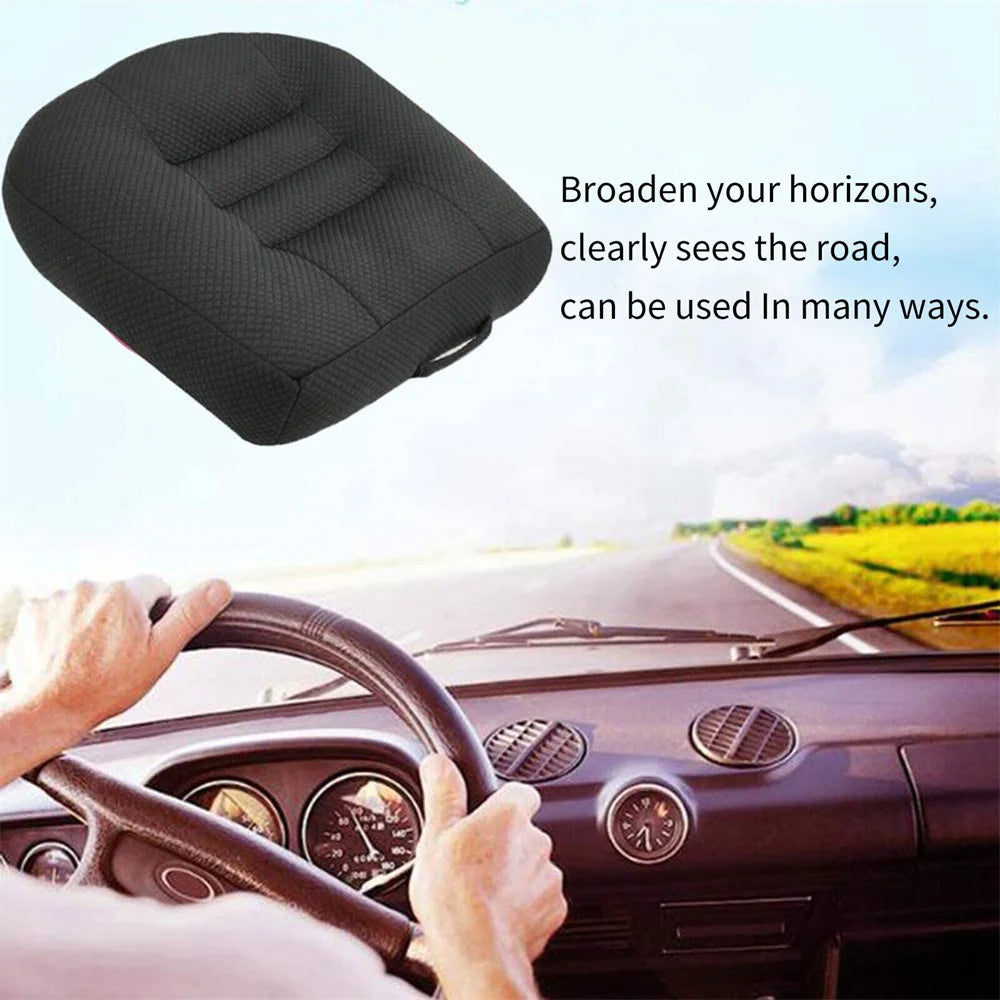 AMAZONY Portable Car Seat Booster Cushion Heightening Height Boost Mat Breathable Driver Expand Field Of View Lift Interior Seat Pad