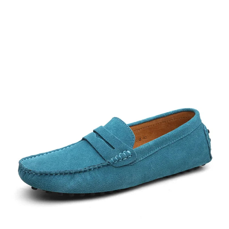 2025 New Fashion Men Casual Shoes Brand Leather Men Loafers Moccasins Slip on Men's Flats Male Driving Shoes Sneakers Sneaker
