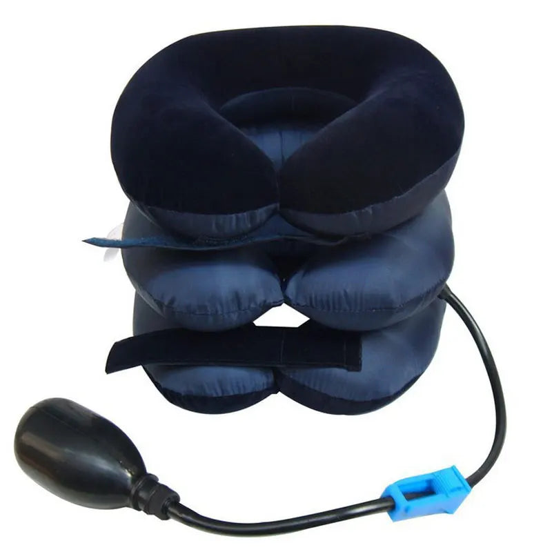 1PC Semi-plush thickened cervical traction device portable inflatable cervical spine