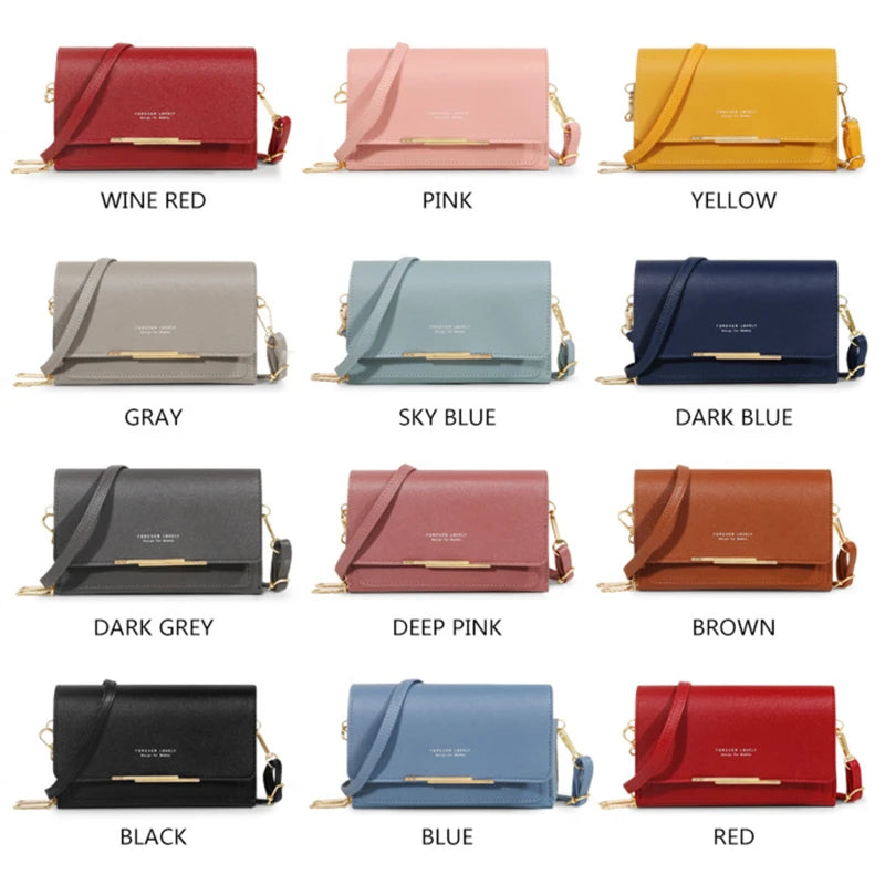2024 Women's Wallet Korean Handbag Multi Card Large Capacity Casual Shoulder Bag Mobile Phone Packet Fashion New Style