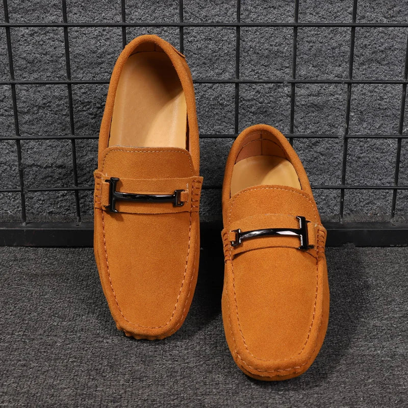TINTINOS Fashion Genuine Leather Mens Women Luxury Designer Driving Loafers Moccasins Boats Classic for Men Peas Casual Shoes Footwear