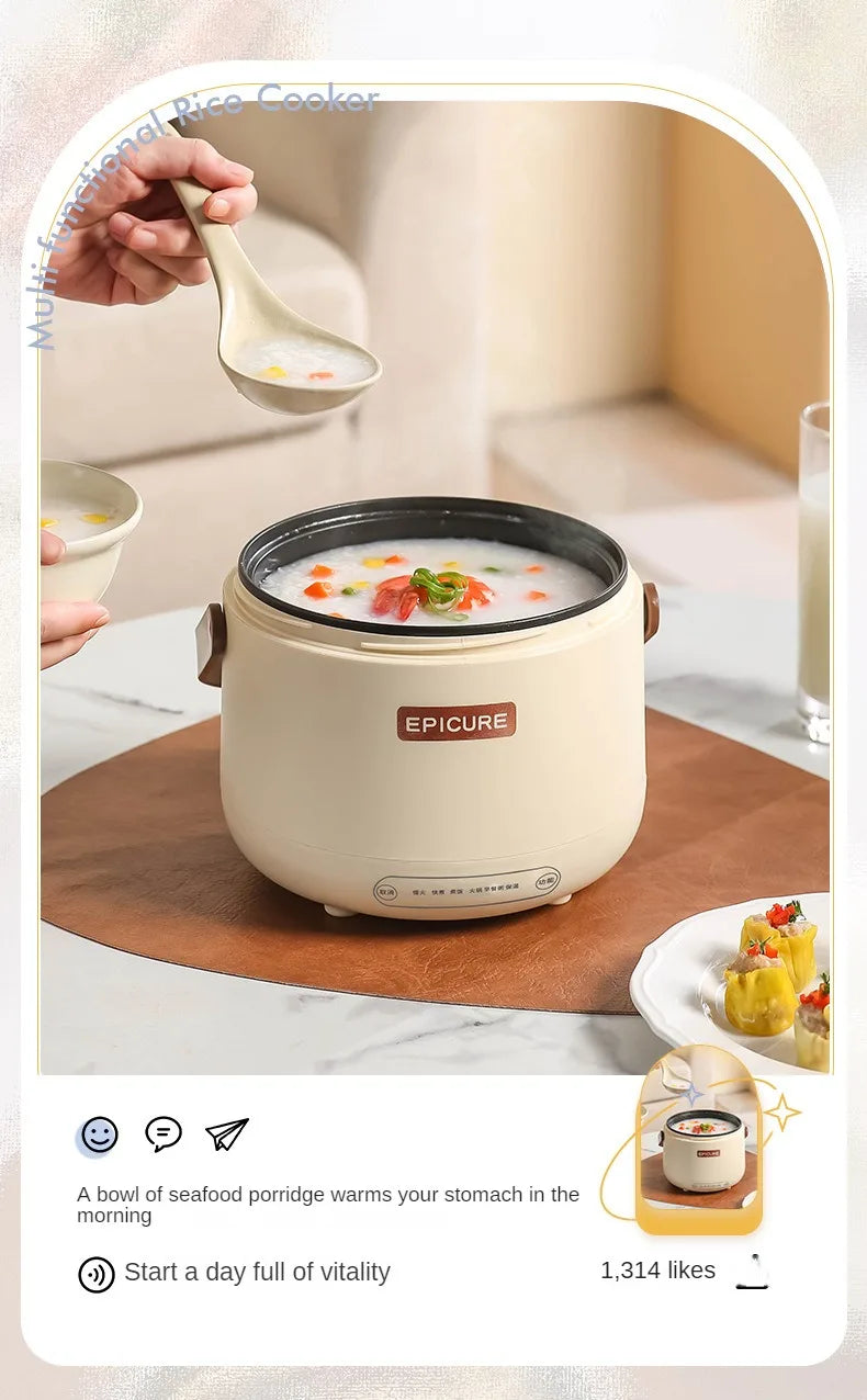 220V Electric Sugar Drained Rice Cooker Home Non-stick Electric Low Sugar Rice Cooker & Sugar draining inner Multi Cooker 1.7L