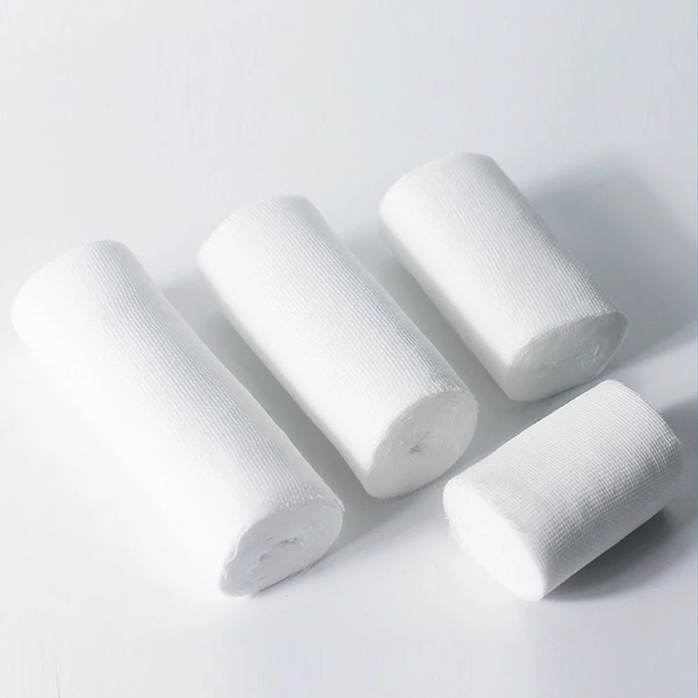 1 Rolls Premium Gauze Bandag Medical Tape,Breathable Flexible, Stretchable Gauze Wrap for First Aid Wound Care&Medical Supplies