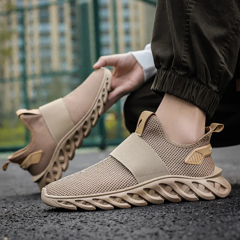 Summer Plus Size 39-46 Men Shoes Breathable Sneakers Casual Mesh Shoes Non-slip Walking Shoes Lightweight Footwear Extra