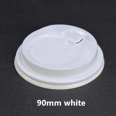100pcs/pack Black Disposable Paper Cup Coffee Cup Cold Drinking Cup Accept Customization