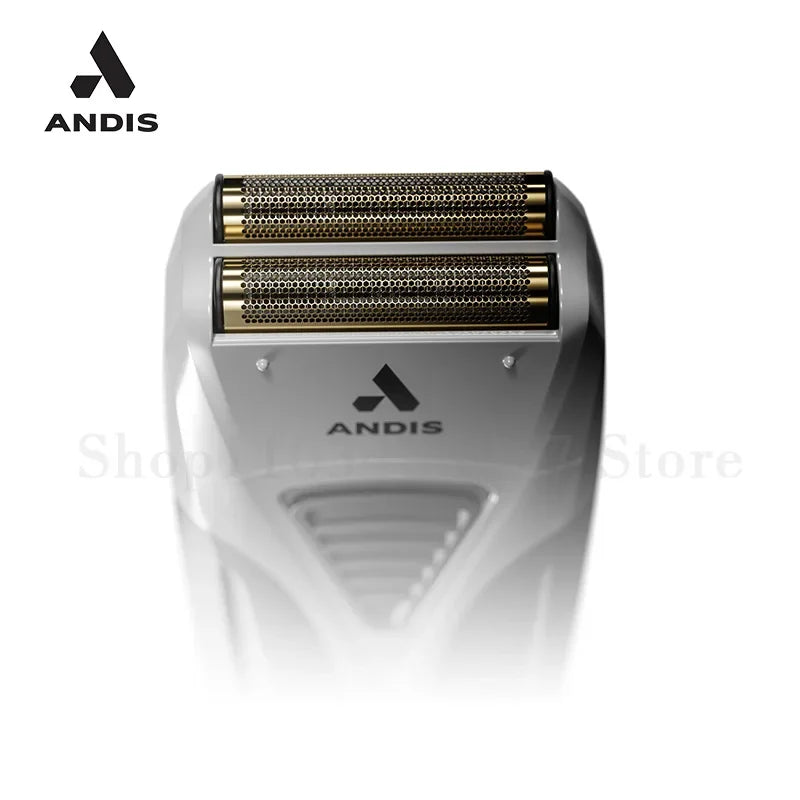 Original Andis Profoil Lithium Plus 17255 Barber Hair Cleaning Electric Shaver For Men Beard Stubble Razor Titanium Foil Shaver