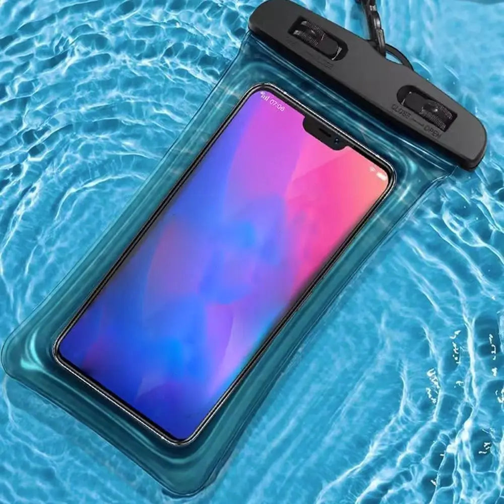 Transparent Waterproof Phone Case Touch Screen Under 7.0 inches Mobile Phone Cover with Lanyard Phone Pouch