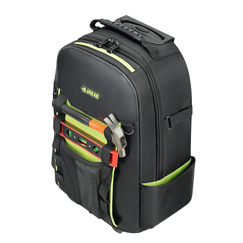 Tool Bag on Wheels Men's Trolley Tool Backpack Large Capacity Tool Bags For Electrician