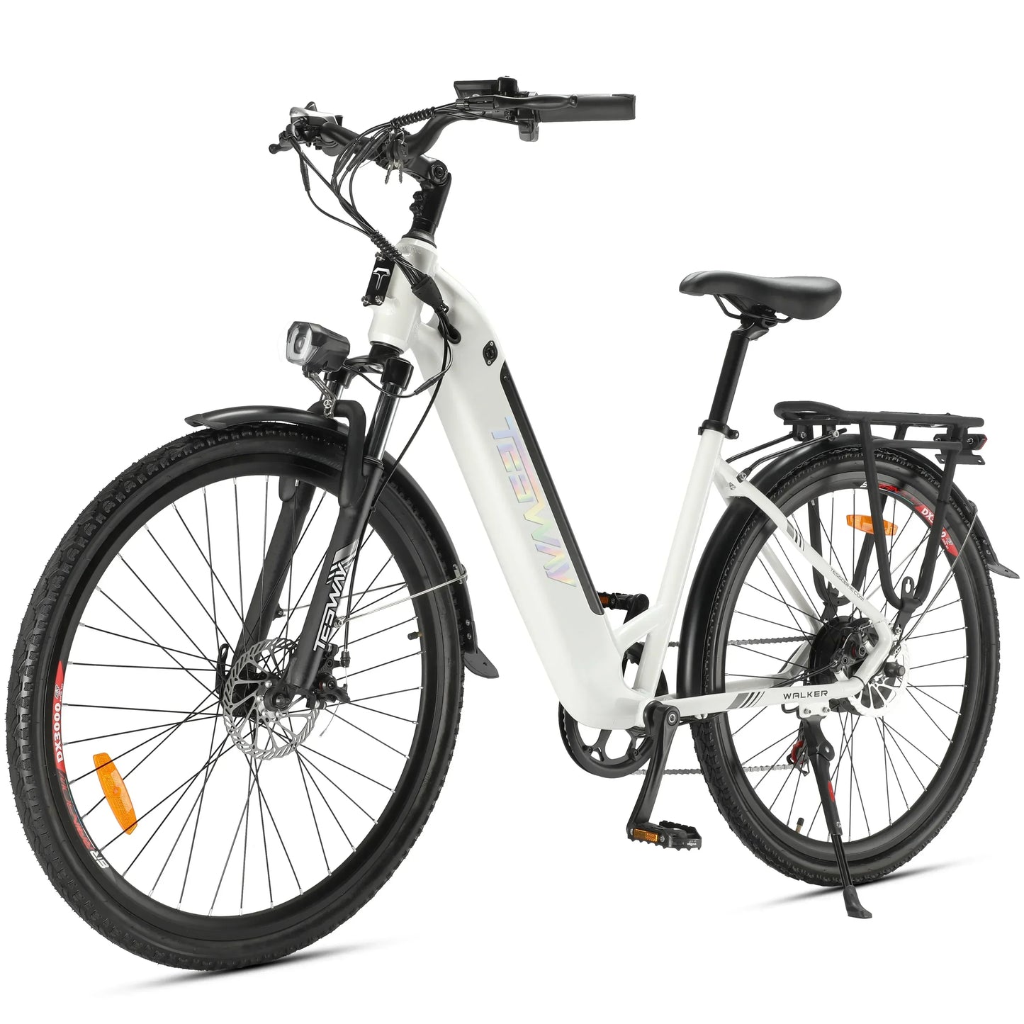 2025 NEW TESWAY Electric Bike 500W Motor 48V 12AH Battery 27.5*2.4-inch Tires 40km/h Max Speed 90km Range Mechanical Disc Brakes