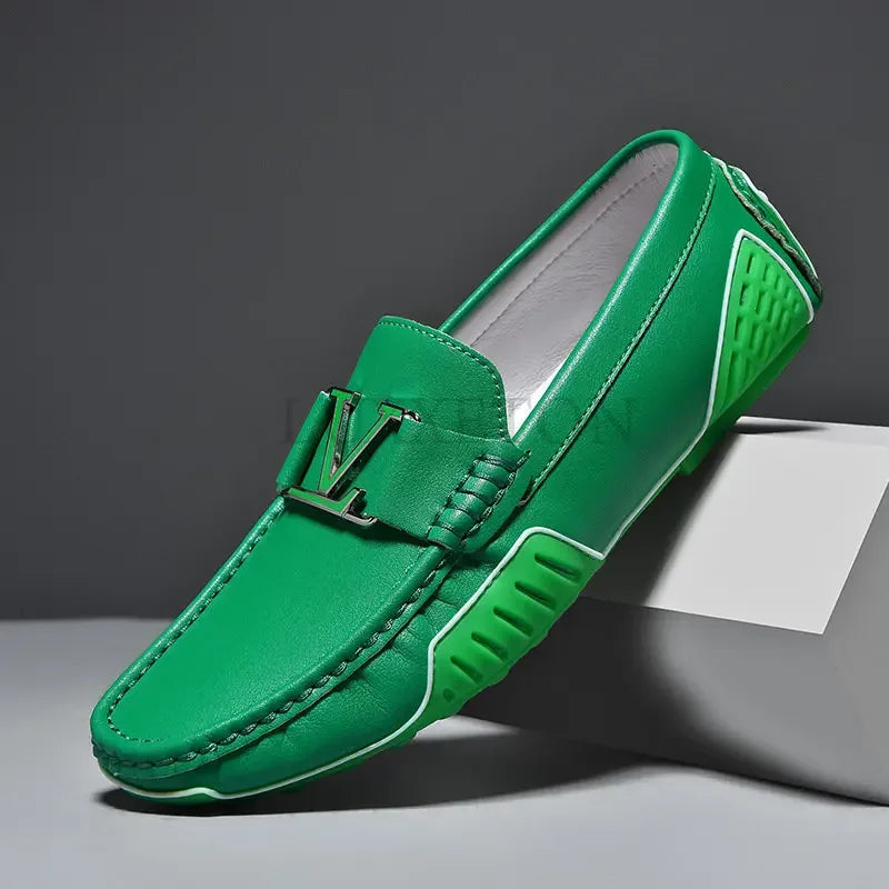 TINTINOS NEW 2024 Large Size 38~48 Mens Loafers Soft Luxury Moccasins High Quality Spring Autumn Genuine Leather Shoes for Men Flats Driving Shoe