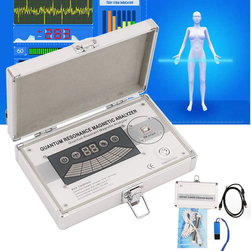 2025 Quantum Magnetic Resonance Analyzer Newest Version Body Fulling Scanner Sub-Health Analyzer Checking Set With 54 Reports