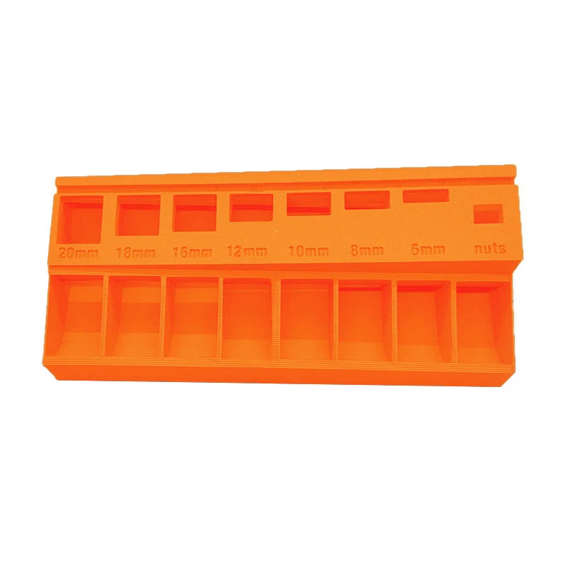 M3 Bolt Sorter, Bolt/Screw Length Sorter Tray With 7 Measuring Slots, 3D Printed M3 Screw Sort Tray For Precision Organization