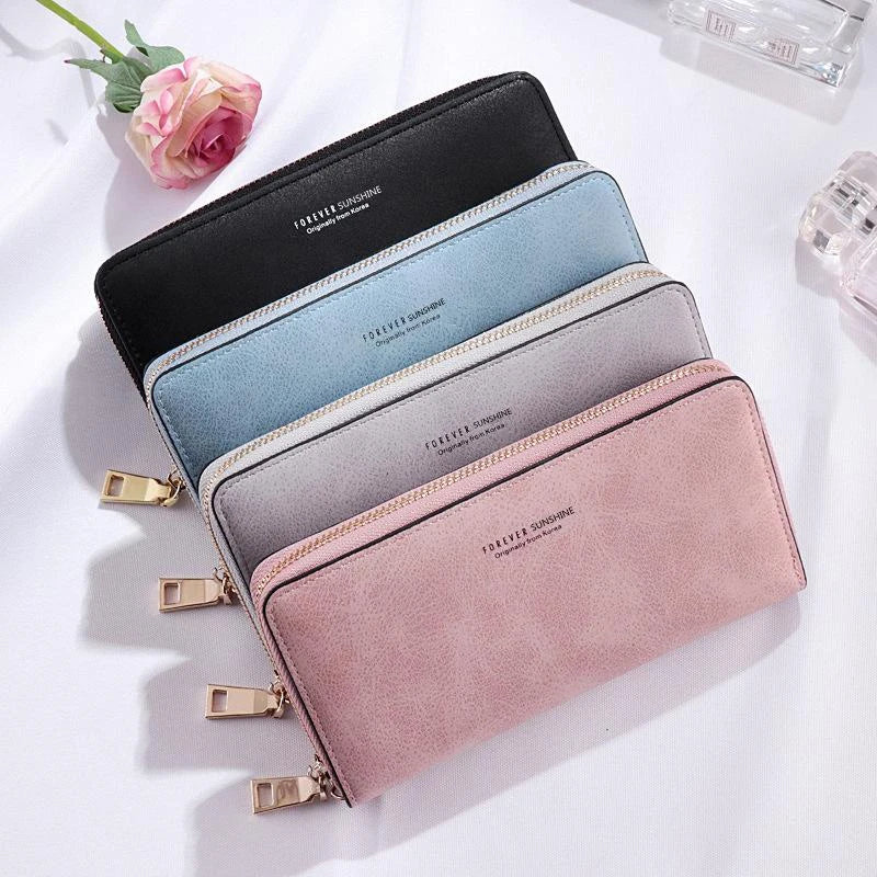 2024 Women Handheld Long Wallet Multifunctional Card Bag Mobile Bag Zero Wallet Female Wallet