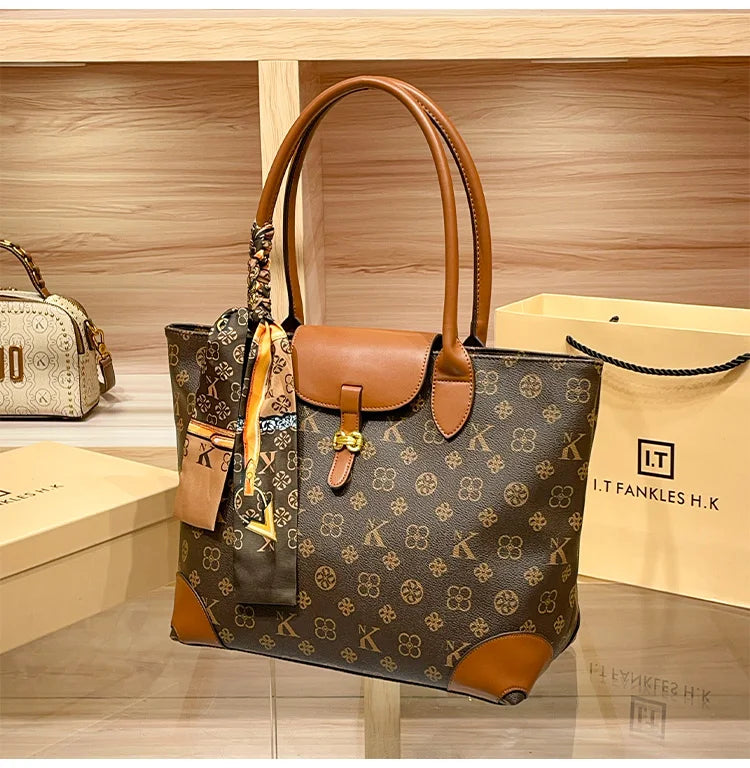 Brand Women's Handbag 2024-2025 New Autumn/Winter Fashion Designer Shoulder Bag Retro Luxury Handheld Crossbody Bag Large Capacity FREE SHIPPING