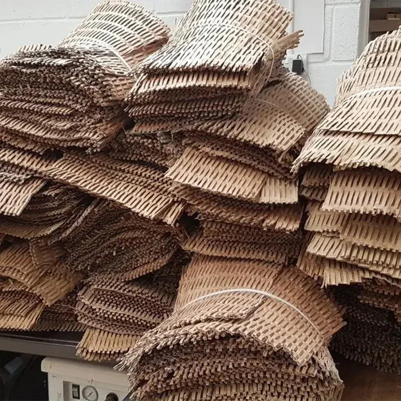Super Factory Eco-Friendly Reuse Cardboard Kraft Expanding Pad Shredder Corrugated Paper Cutting Machine For Cutting Width 320mm