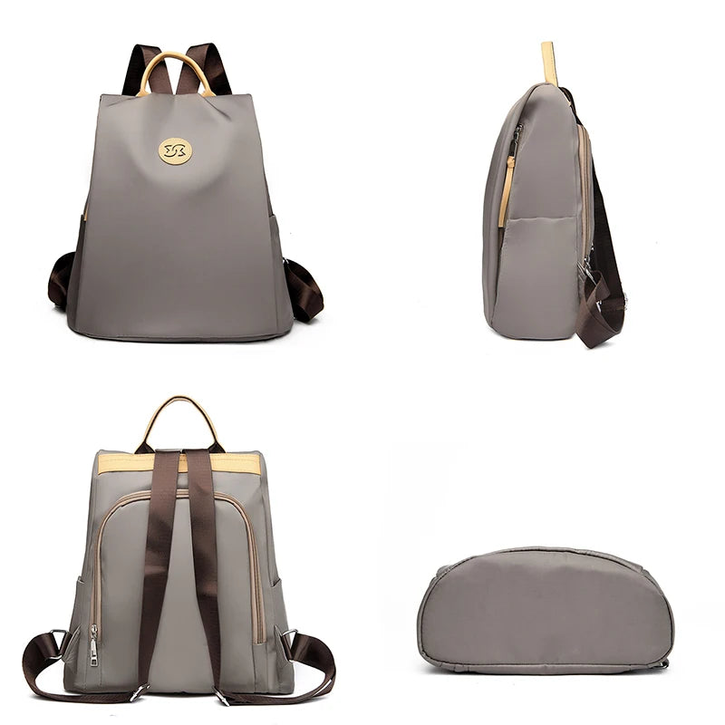 Our Brand New collection 2024-2025 Solid Anti Theft Backpacks High Quality Nylon Fashion SchoolBag Luxury Designer Brand Women's Backpacks Ladies Travel Knapsack - FREE SHIPPING