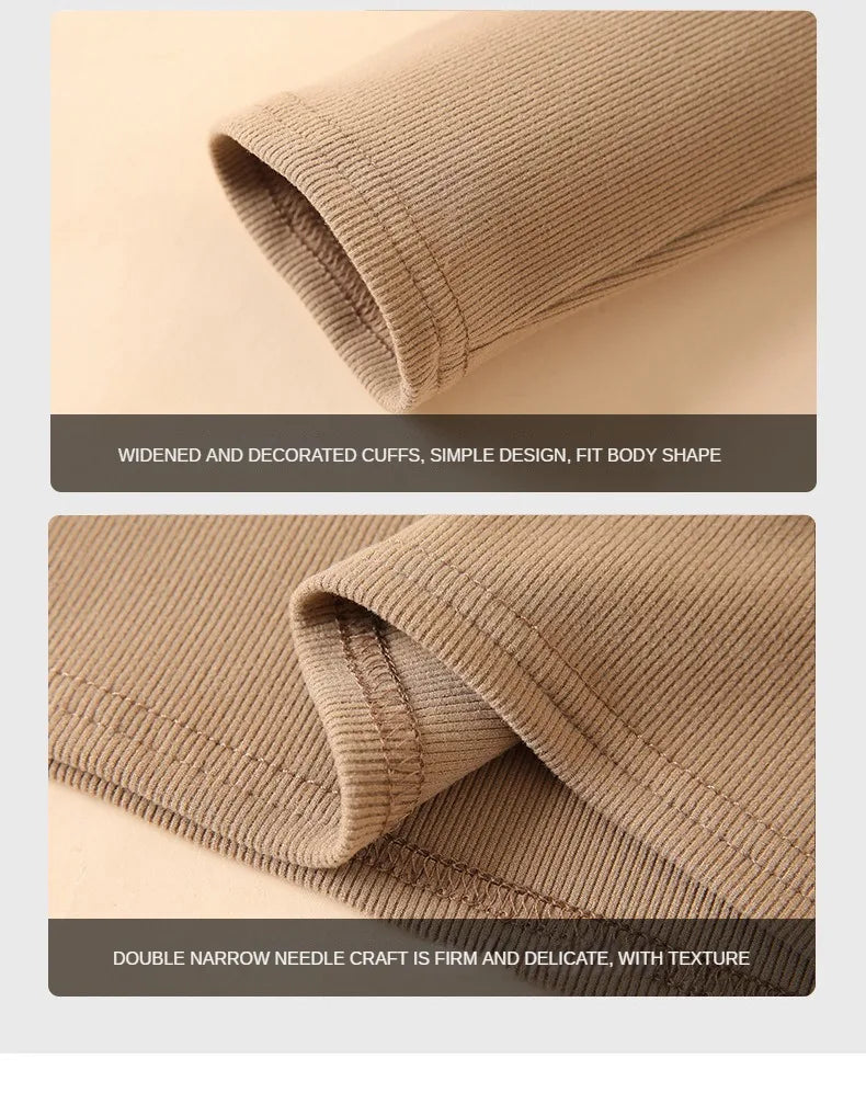 2024 New Knitted Half-turtleneck Pullovers Women Bottom Shirts Sweater Jumper Elegant USA and Canadian Fashion Long-sleeved Tops Knitwear