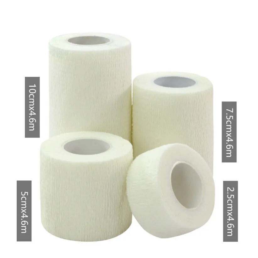 4.6M Sport Tape Waterproof Self Adhesive Elastic Bandage Muscle Tape Finger Joints Wrap Bandage Nonwoven Cohesive Bandage