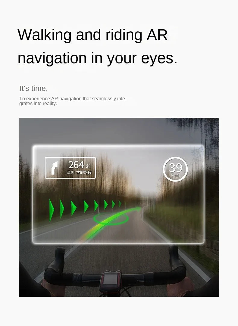 Brand New 2024-2025 INMO Air Smart AR Glasses Real-time Translation and Text Prompt 3D With Camera For Movie Watching Full-color True Wireless