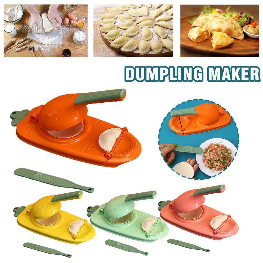 Our New collections 2 In 1 Kitchen Dumpling Making Tool Baking Pastry Manual Artifact For Pressing Dumpling Skin Wrapper Mould Dough Press Maker