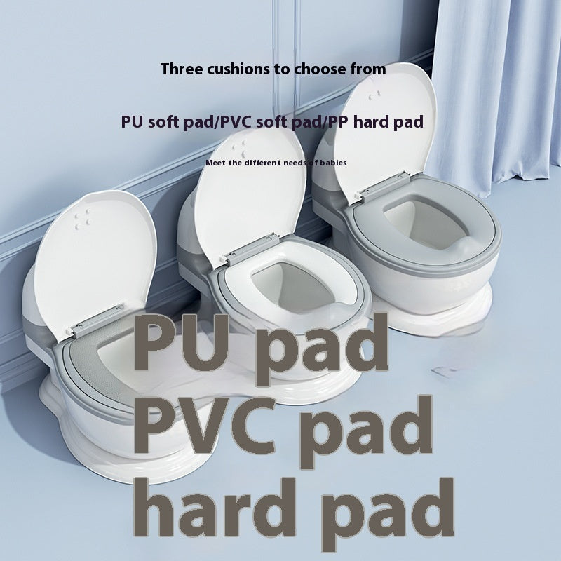 Simulated Enlargement Of Children's Toilet Seat