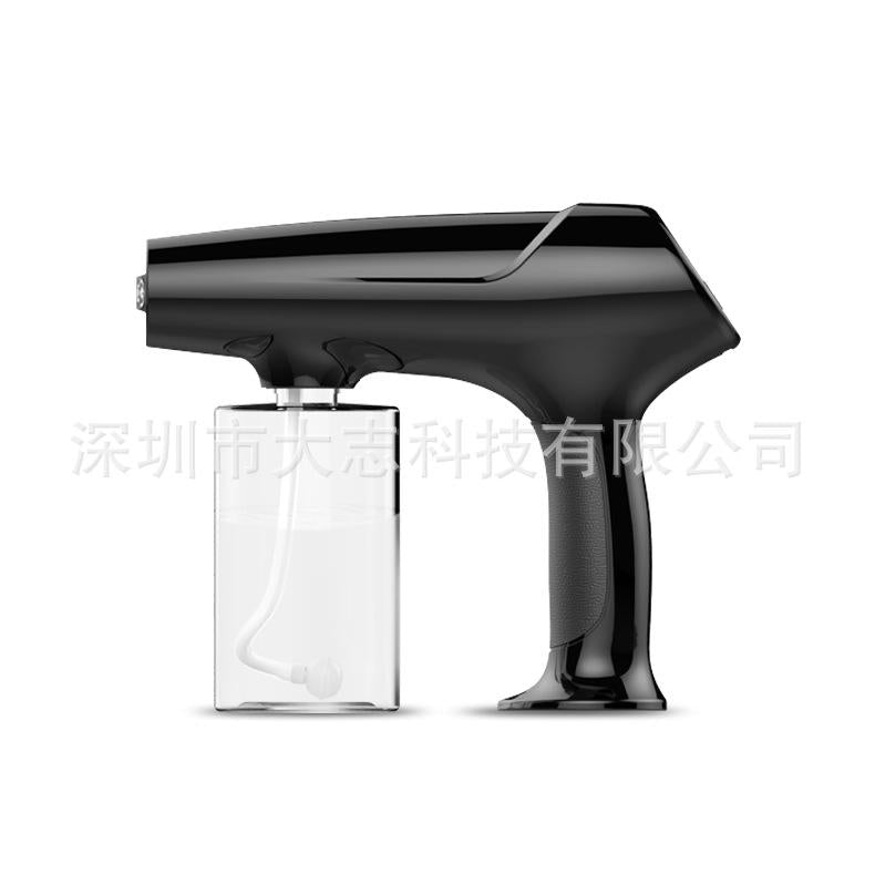 New 2025 Hairdressing tools beauty hairdressing water spray gun electric blue light household handheld wireless nano atomization sprayer