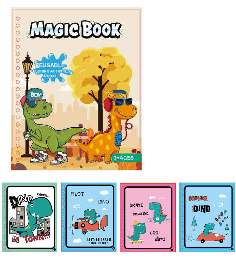 Children's Water Painting Book Coloring And Coloring Book