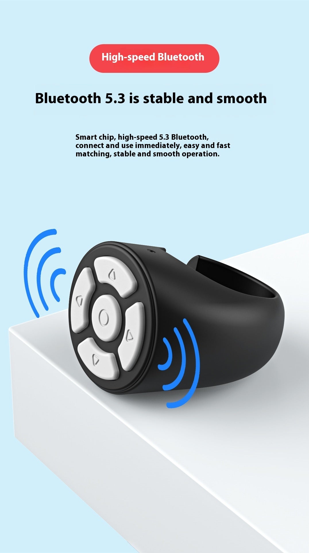 Brand New 2024-2025 Rechargeable Wireless Ring Mobile Phone Bluetooth Remote Control