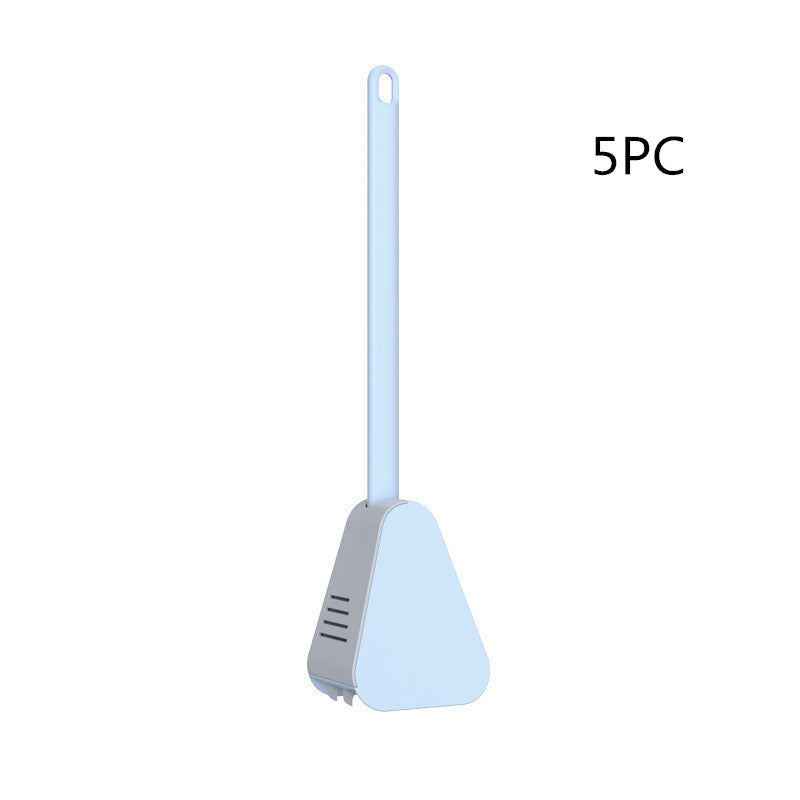 Your Toilet will never be dirty againt with out new 2025 collection Soft Plastic Toilet Brush With No Dead Ends, Daily Necessities Long Handle Cleaning Brush
