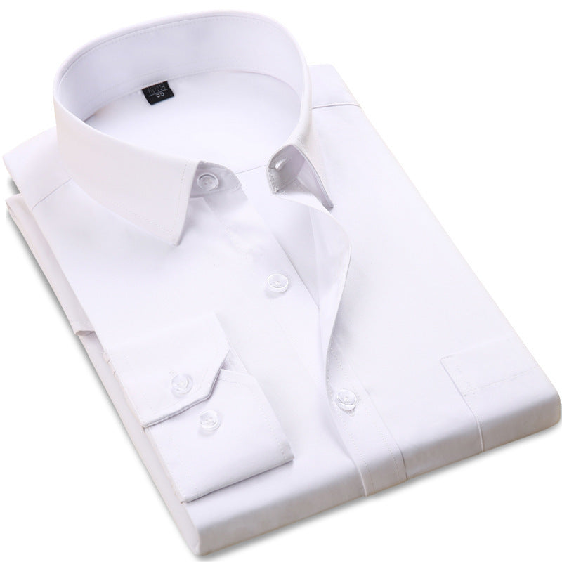 Spring Wear Middle-aged And Elderly Men's Shirt Dad Wear Loose Factory Delivery Middle-aged Men's Clothing Striped Long Sleeve Shirt