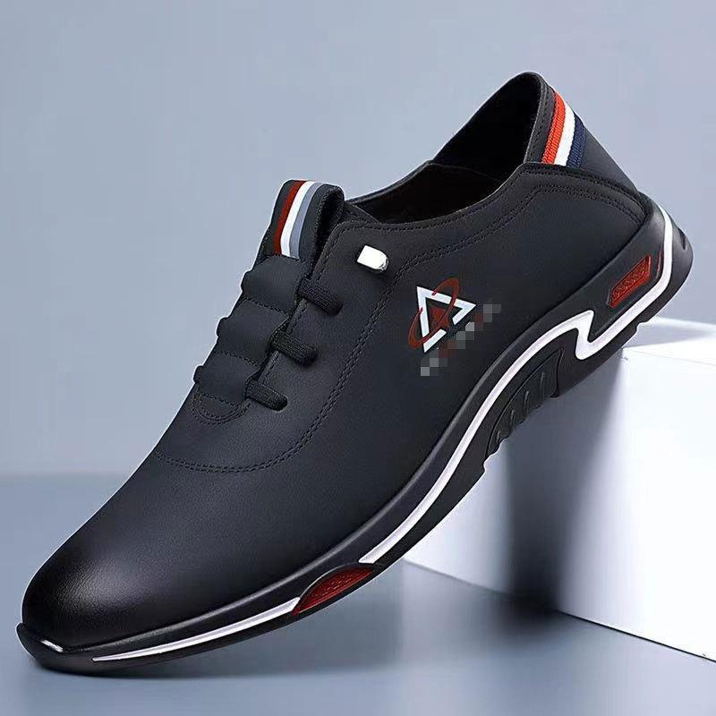 2025 spring new men's business casual shoes cross-border foreign trade fashion soft bottom breathable comfortable men's leather shoes